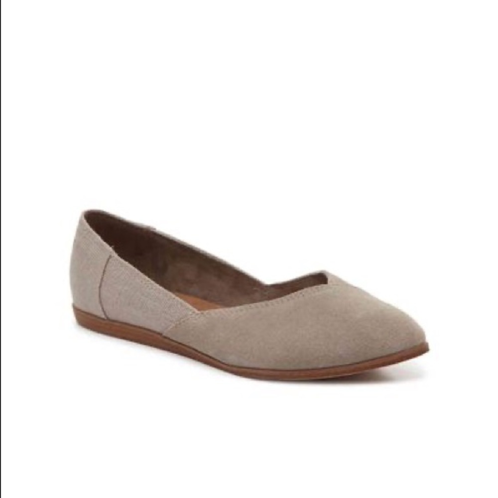 Toms Jutti Neat Flat in Taupe